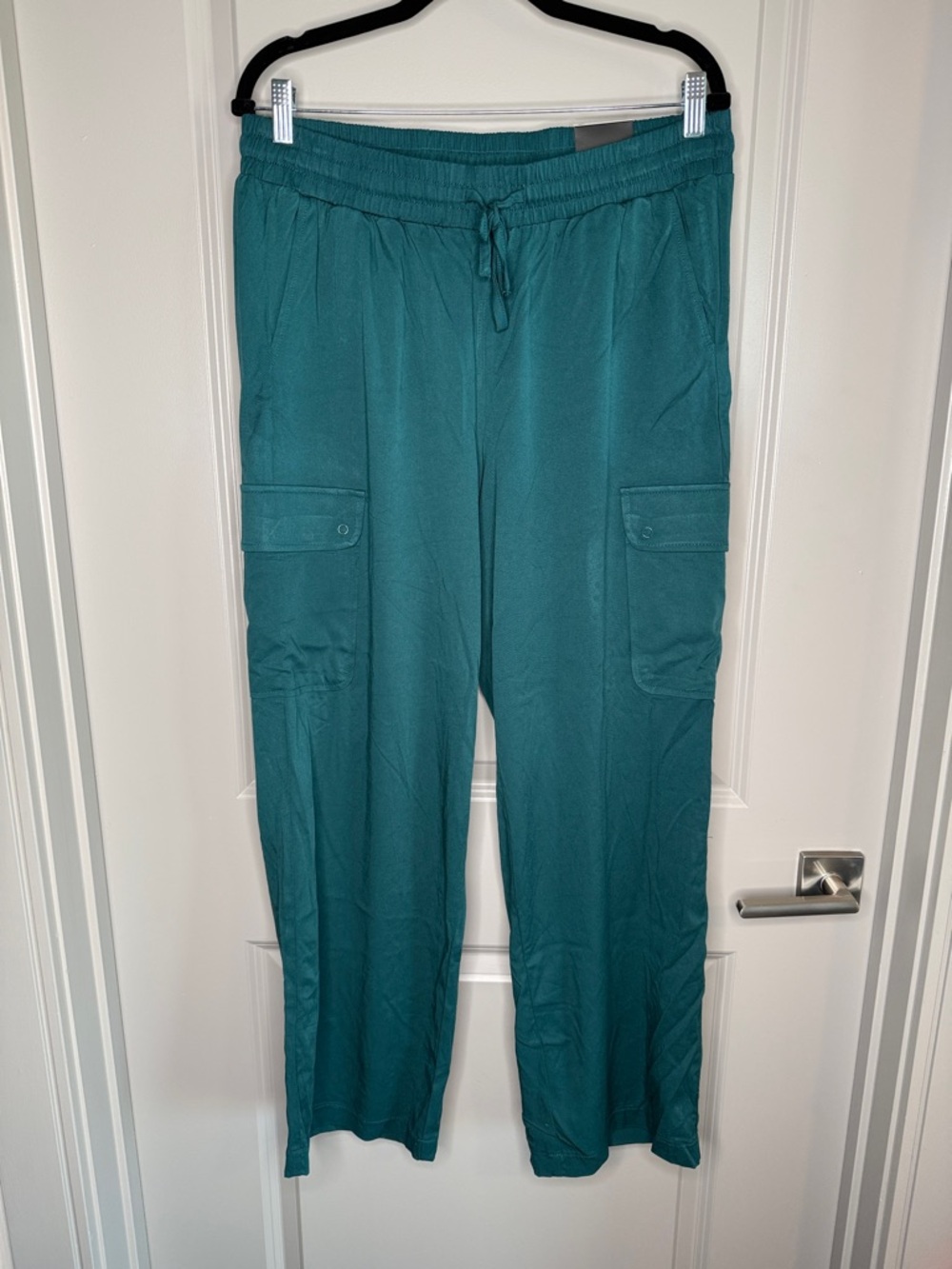 Torrid Stretch Challis Cargo Pant Deep Teal